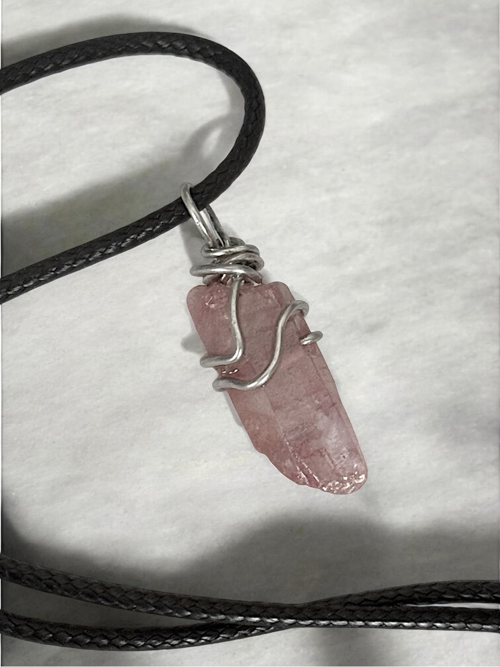 5 For $25💫Wirewrapped Cotton Candy Quartz Pendant